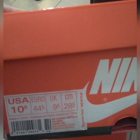 BNIB FIRST JORDAN NIKE GATORADE SERIES AIR JORDAN ONE RETRO HI RARE BLUE LAGOON - Picture 10 of 16